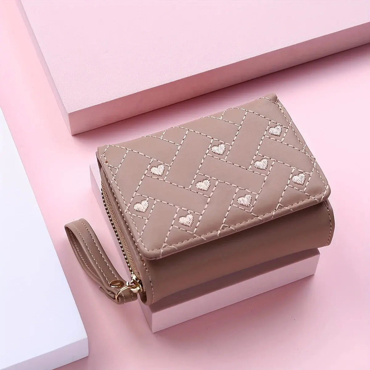Women's Embroidered Love Wallet