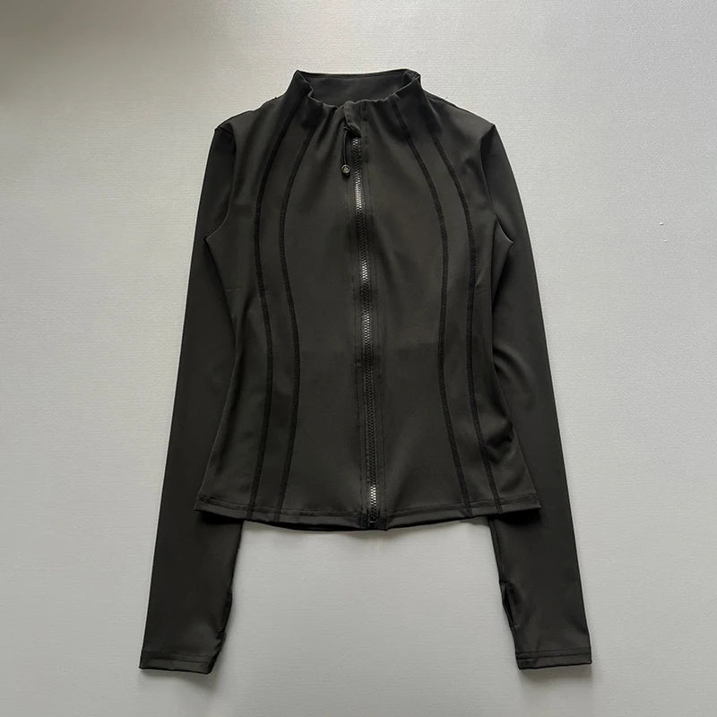 Windproof Fitted Yoga Jacket