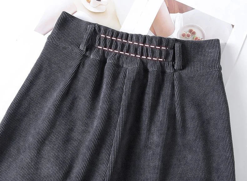 Wide Leg Corduroy Trouser