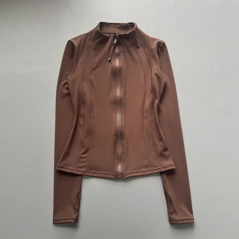 Windproof Fitted Yoga Jacket