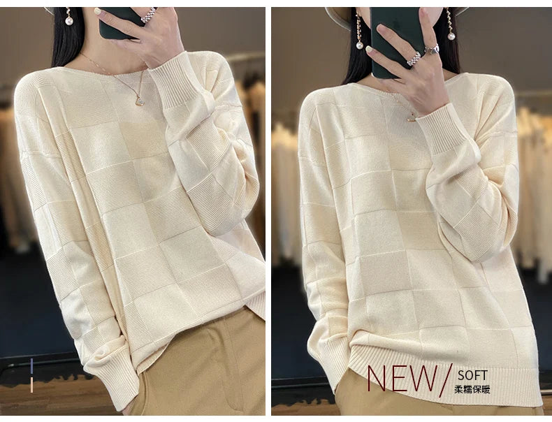 100% Cotton Pullover Sweater