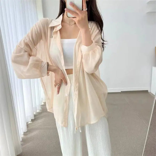 Women’s 7-Color Sheer Sun-Proof Summer Tops