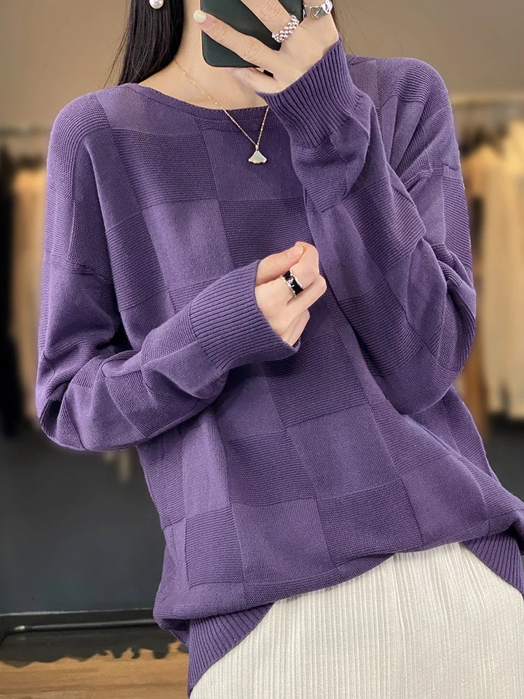 100% Cotton Pullover Sweater