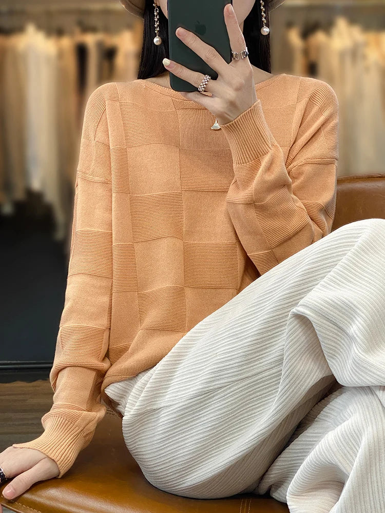 100% Cotton Pullover Sweater