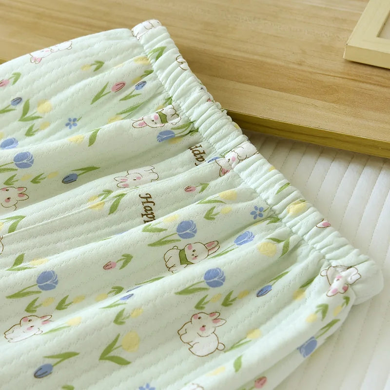 Pure Cotton Air Layer Pajama Pants
