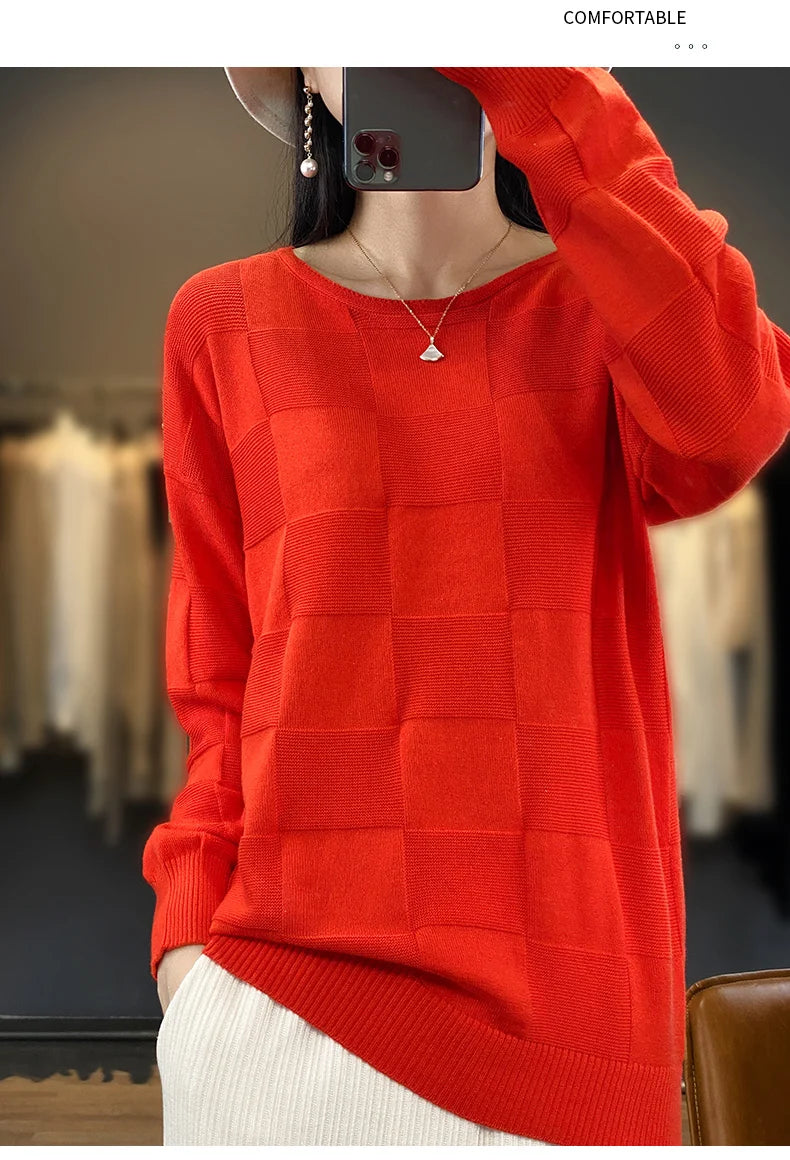100% Cotton Pullover Sweater