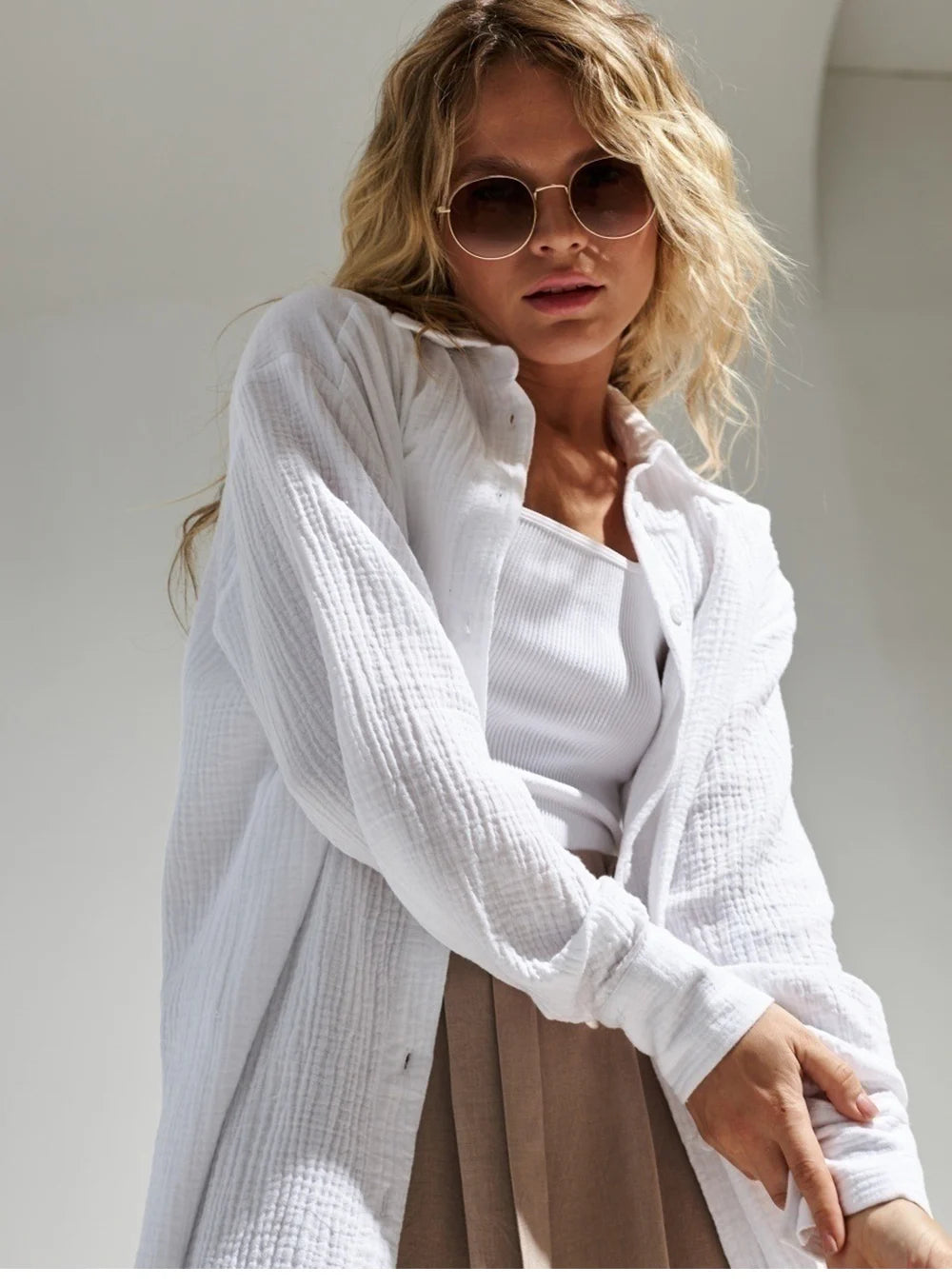 100% Cotton Long Sleeve Shirt