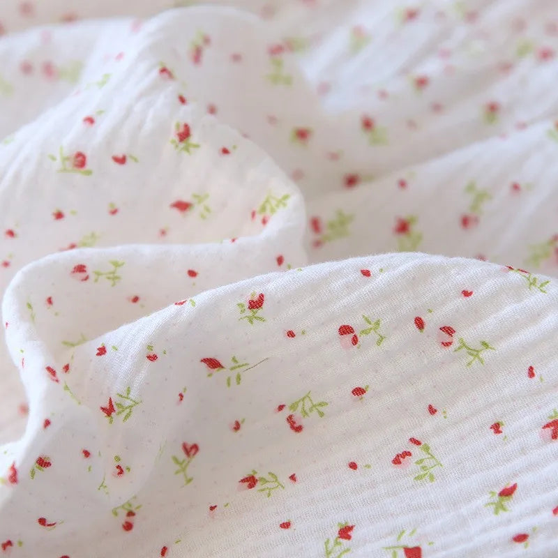 Long Pure Cotton Nightgown