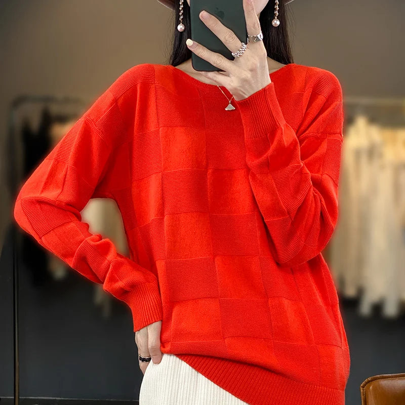 100% Cotton Pullover Sweater