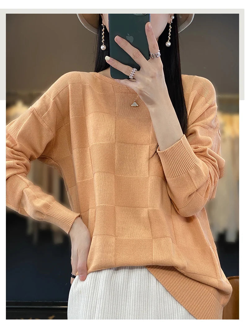 100% Cotton Pullover Sweater