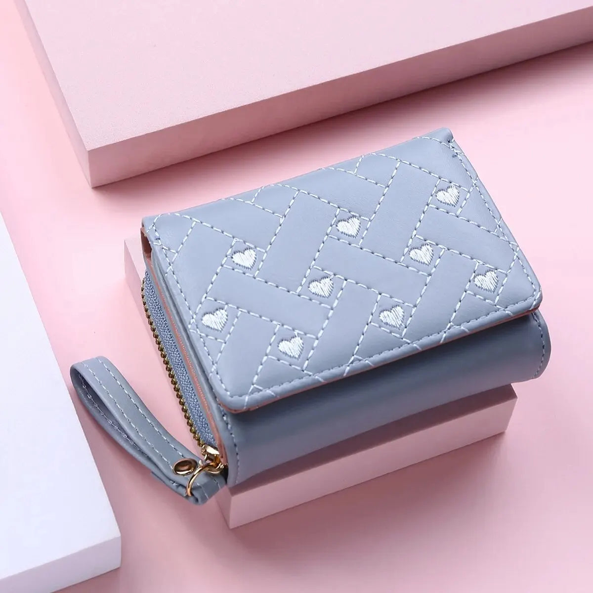 Women's Embroidered Love Wallet