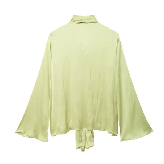European And American Style Long Sleeve Blouse