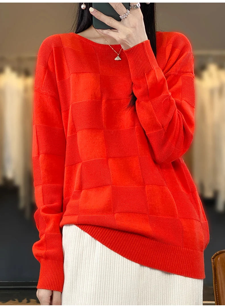 100% Cotton Pullover Sweater