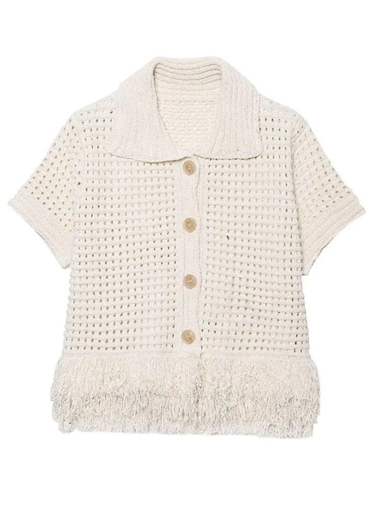 2 Piece Knit Short Skirt Set