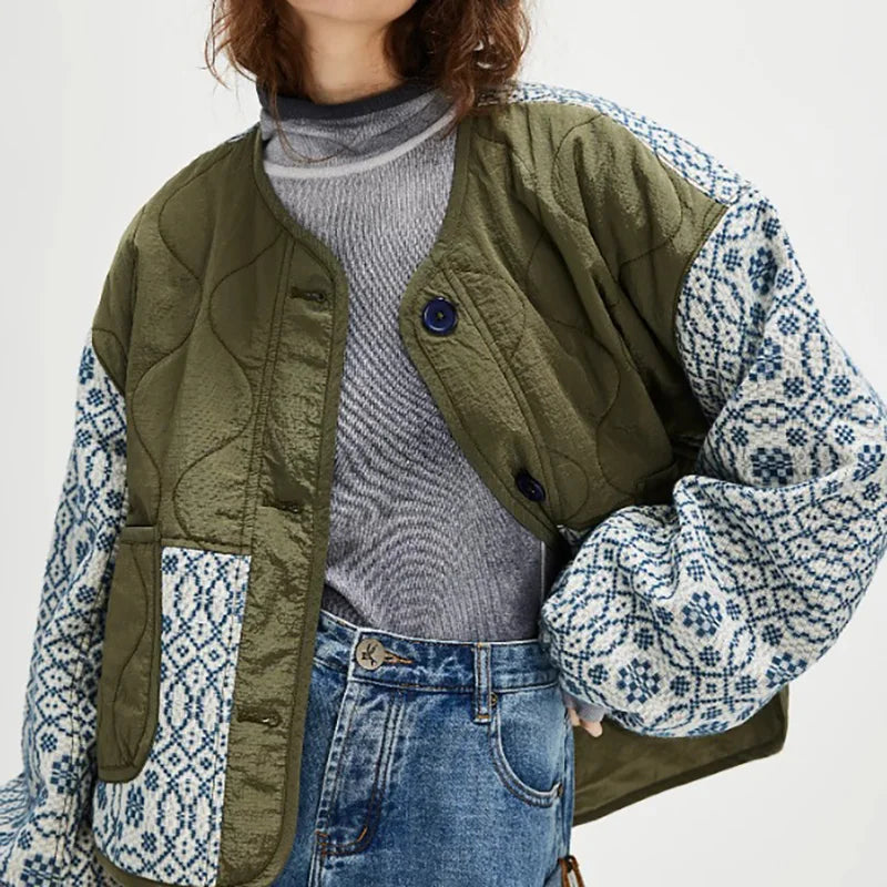 Autumn Floral Printed Jacket