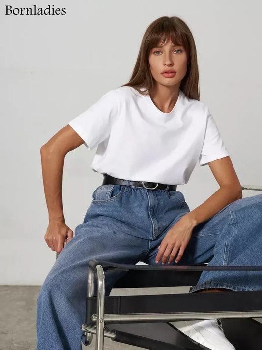 Bornladies 100% Cotton Women's T-shirt