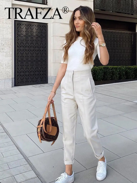 TRAFZA  Pencil Pants