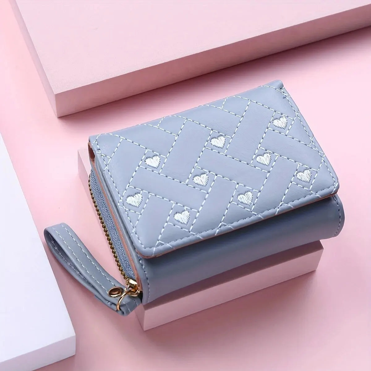 Women's Embroidered Love Wallet