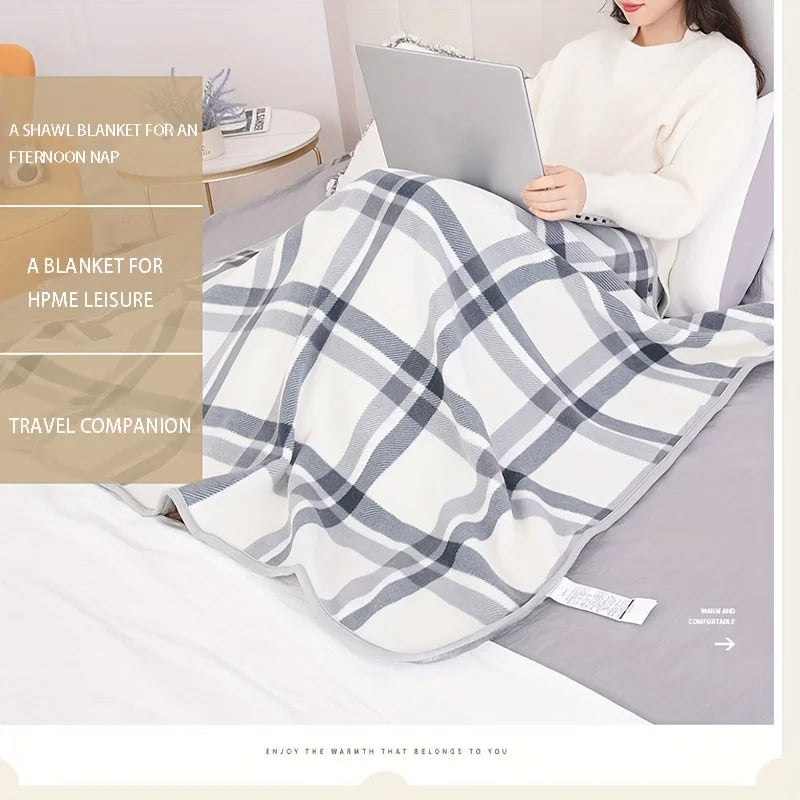 Flannel Blanket Shawl