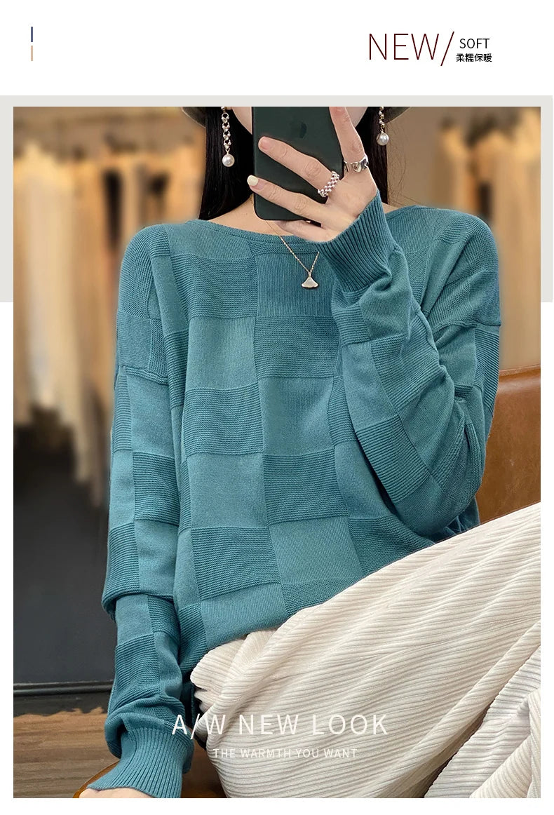 100% Cotton Pullover Sweater