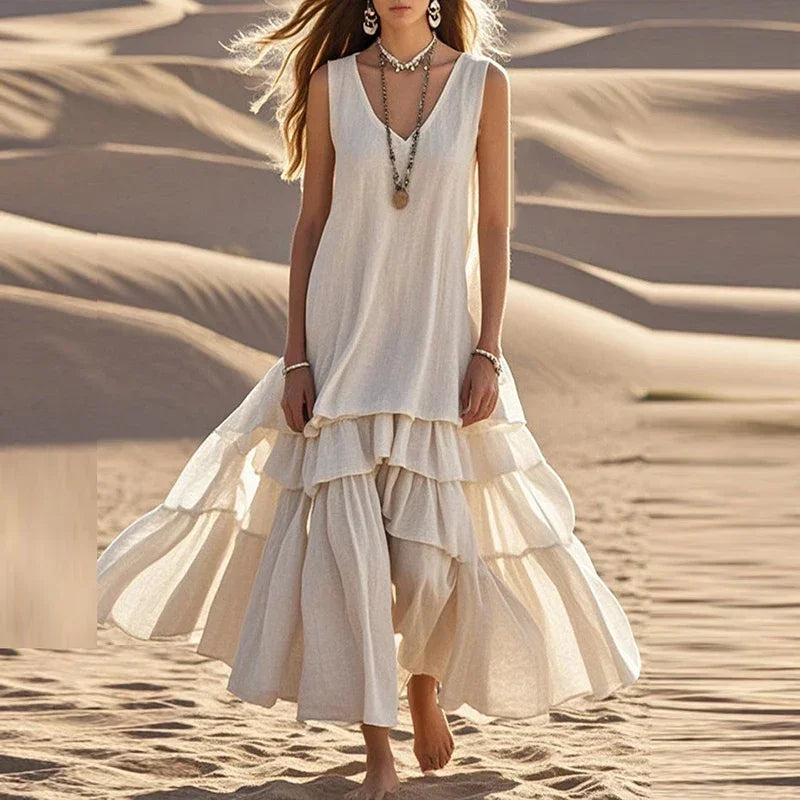 Cotton / Linen Long Dress