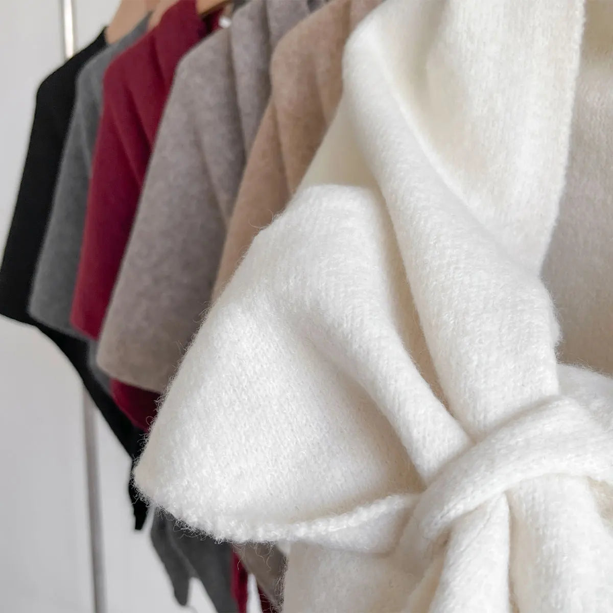 Solid Color Triangle Scarf