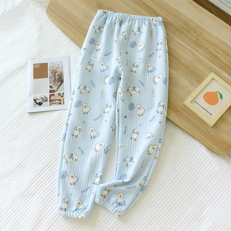 Pure Cotton Air Layer Pajama Pants