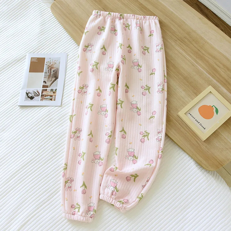 Pure Cotton Air Layer Pajama Pants