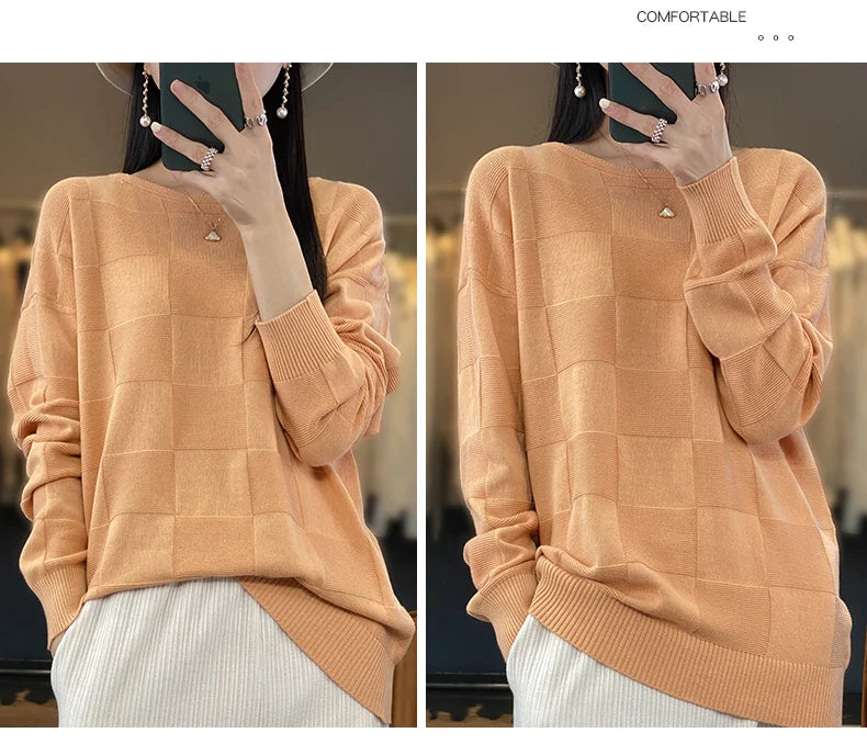 100% Cotton Pullover Sweater