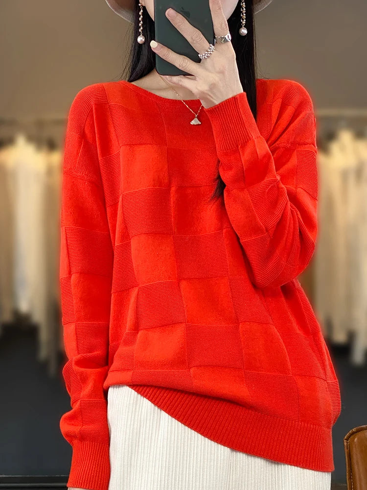 100% Cotton Pullover Sweater