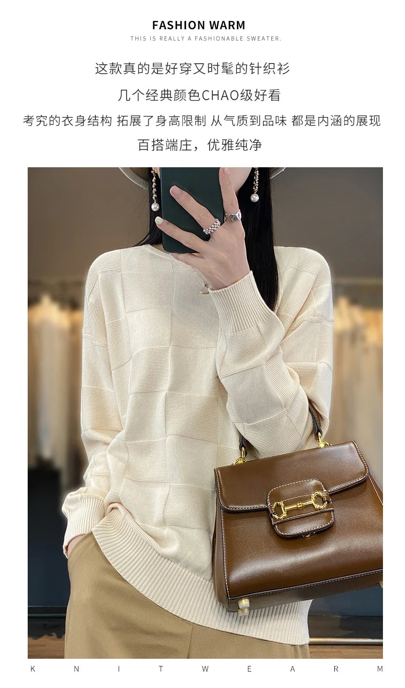 100% Cotton Pullover Sweater