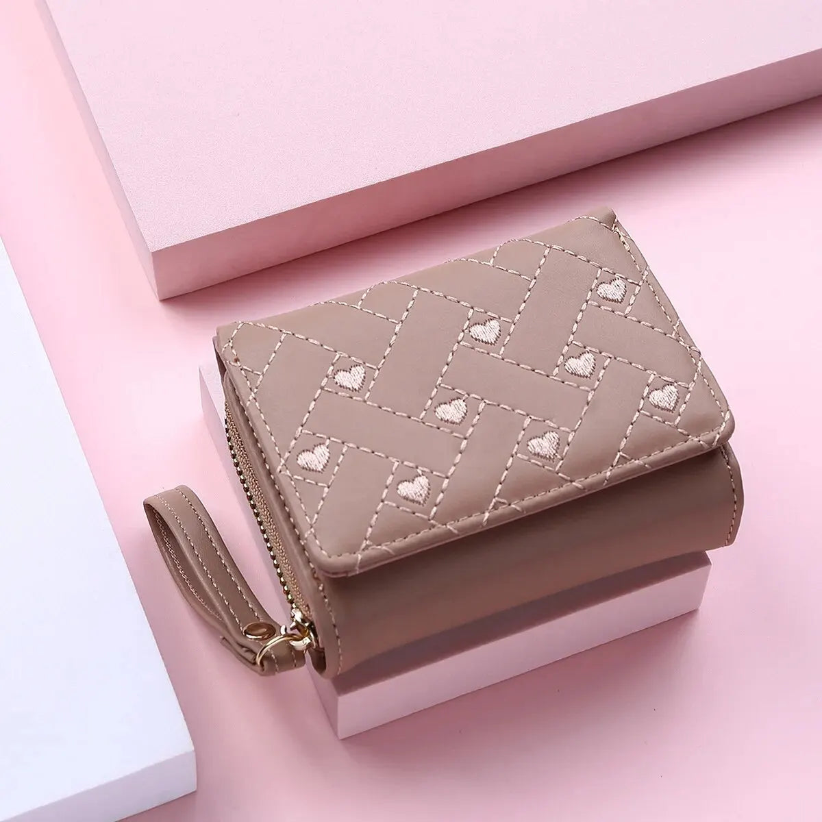 Women's Embroidered Love Wallet
