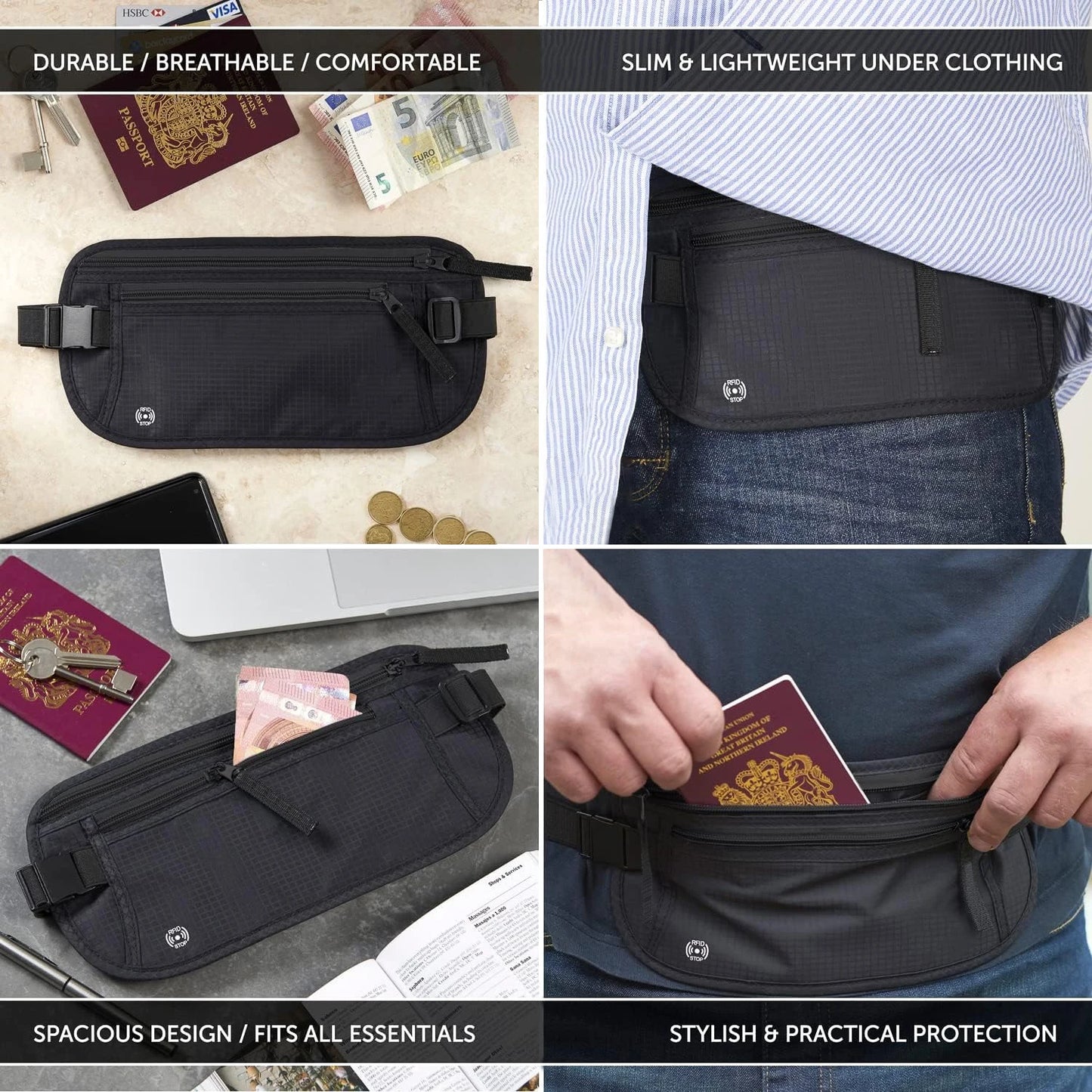 Travel Money Pouch