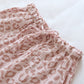 100% cotton crepe leopard print pajamas