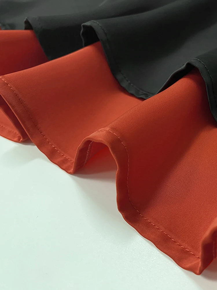 Black Sleeveless Ruffle Dress