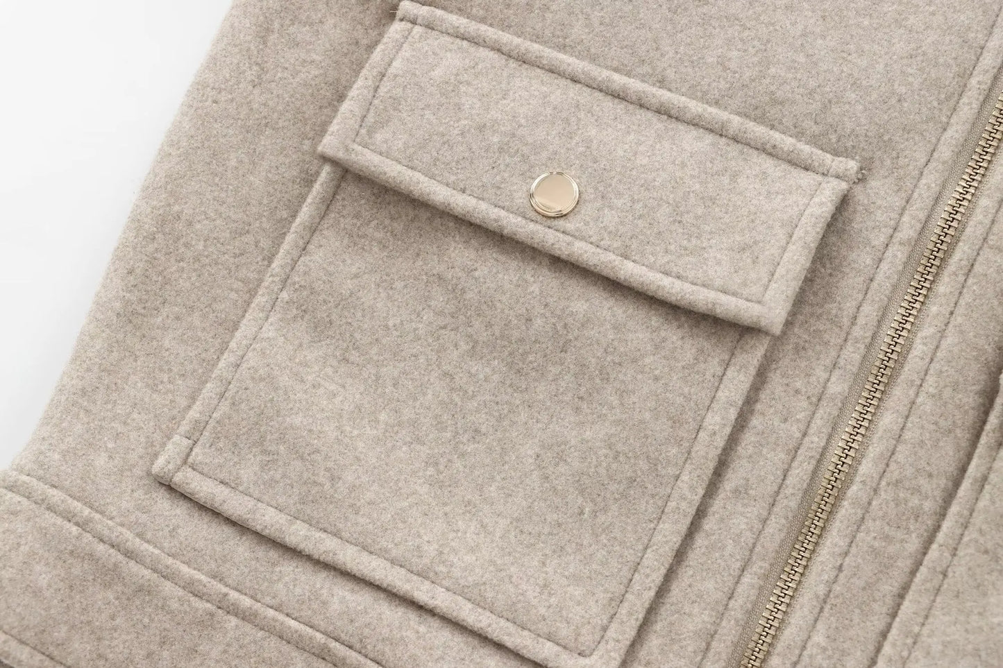 Winter Long Sleeve Zipper Jacket