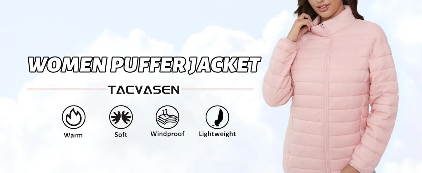 Full Zip Up Puffer Jacket