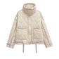European and American zipper cotton jacket