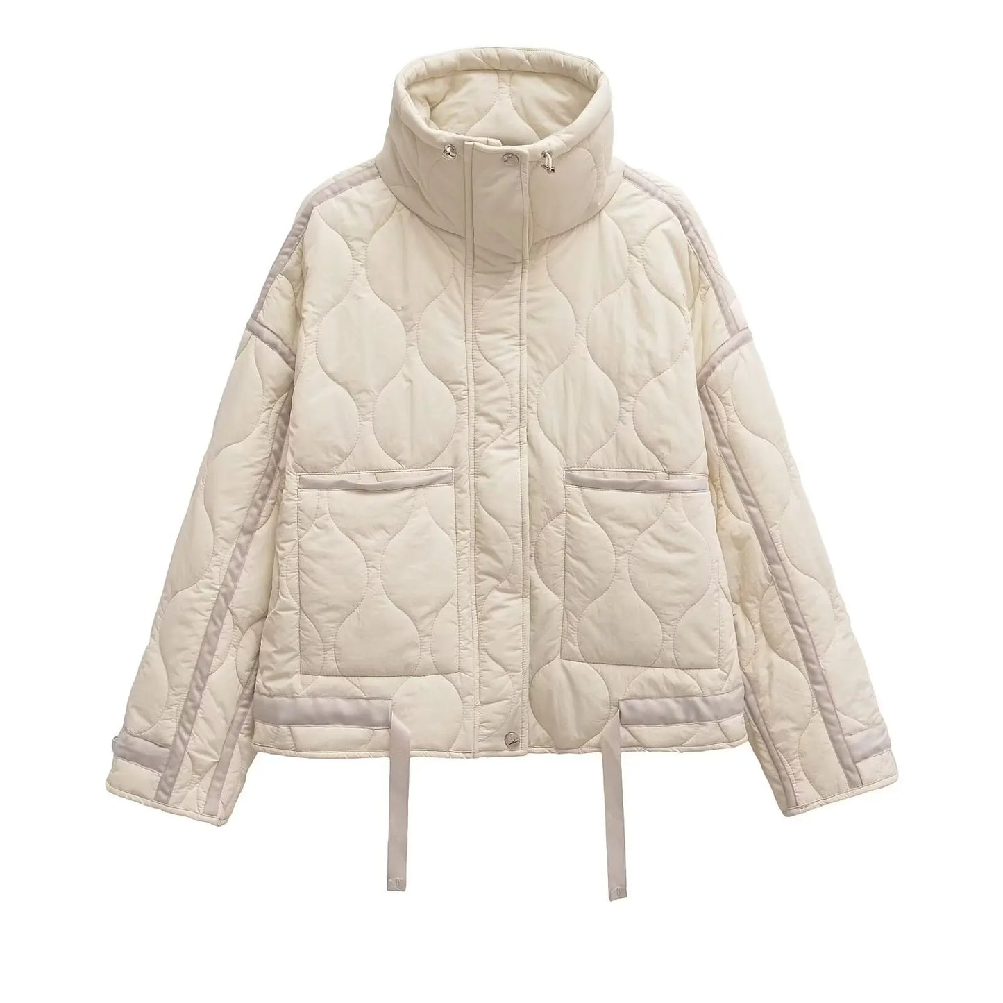 European and American zipper cotton jacket