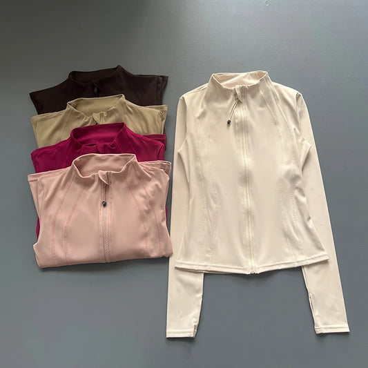 Windproof Fitted Yoga Jacket