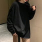 Cotton Long Sleeve Oversize Top
