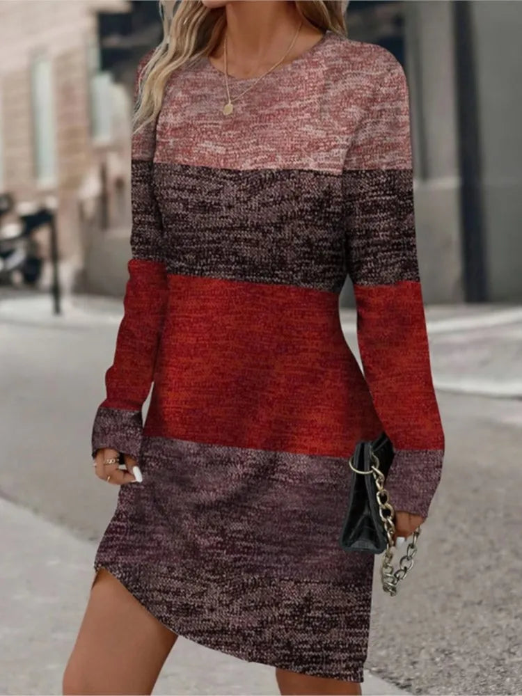 Long Sleeve Casual Dress