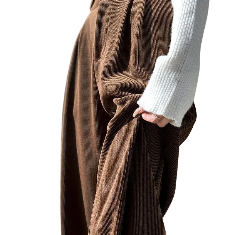 Wide Leg Corduroy Trouser