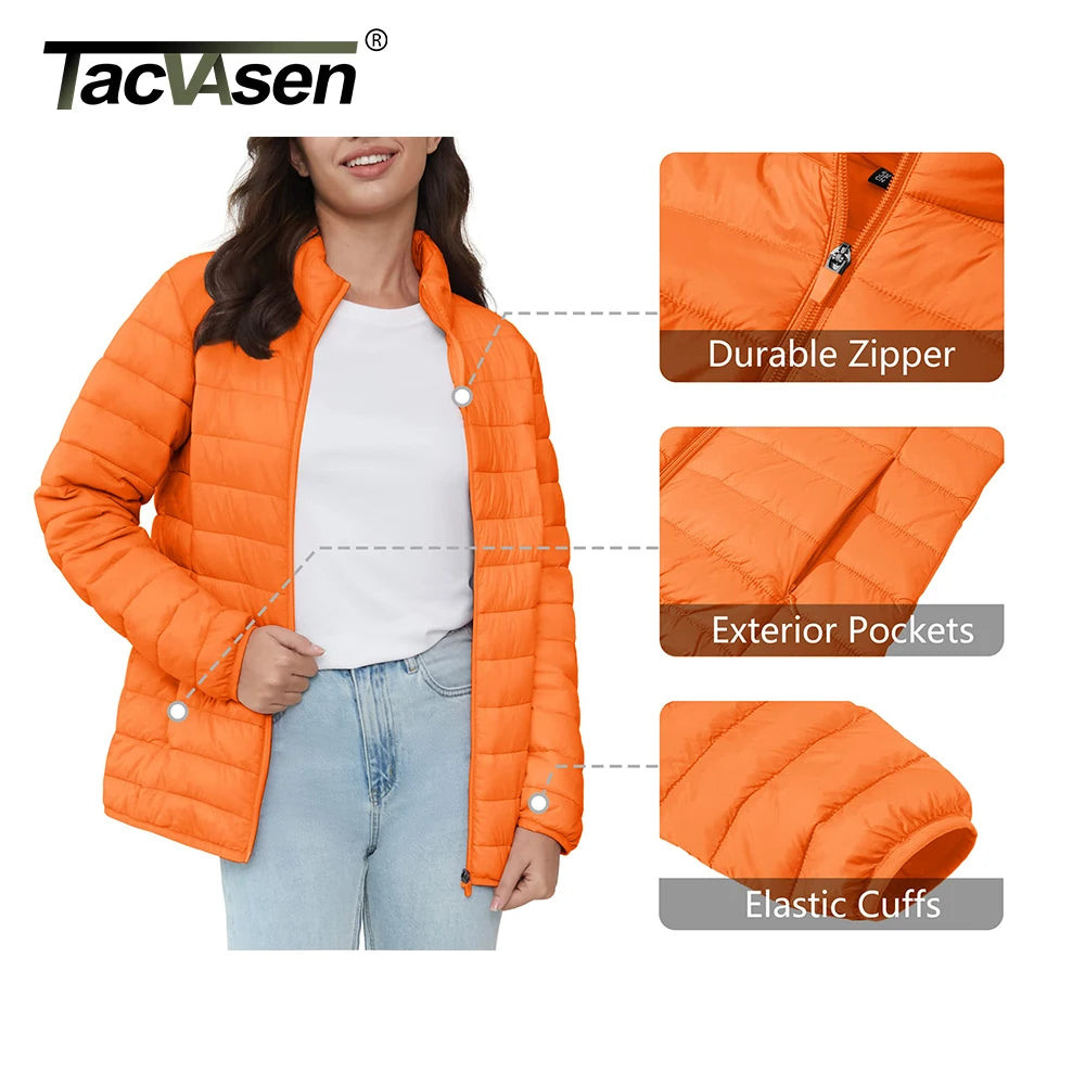 Full Zip Up Puffer Jacket