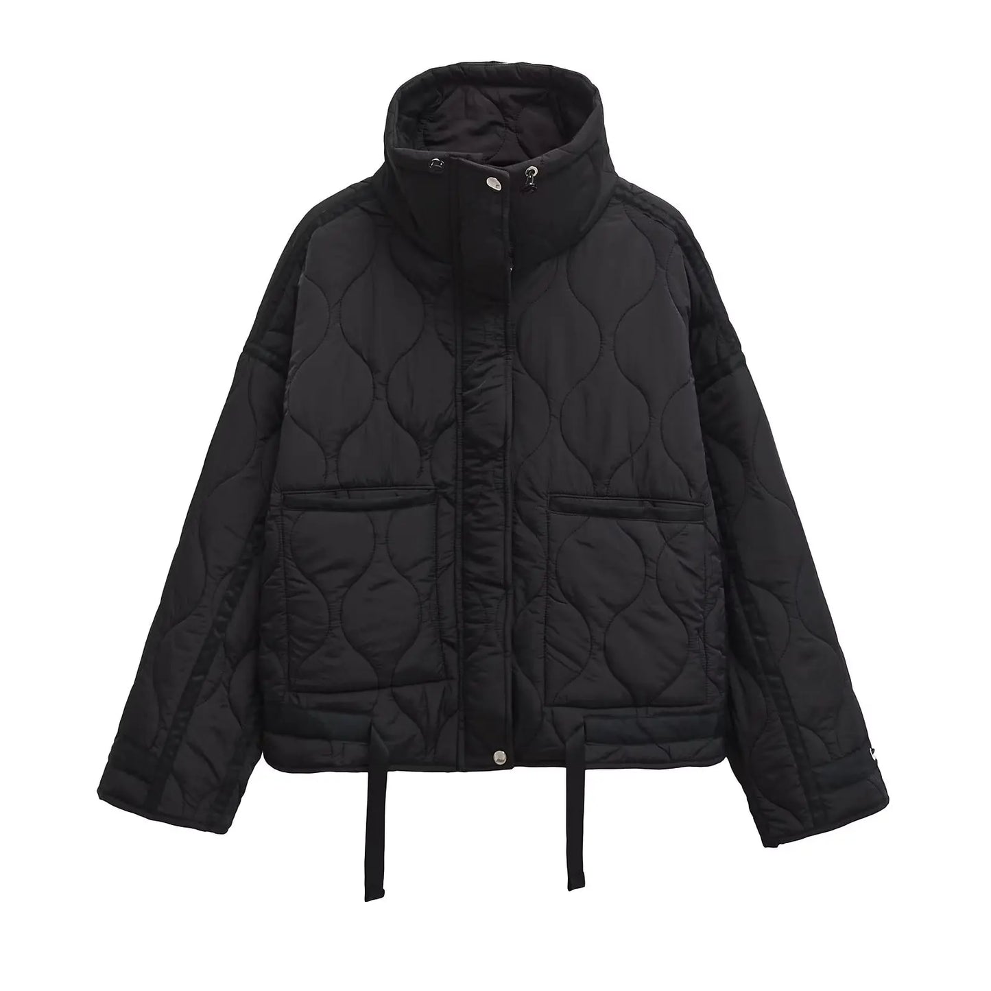 European and American zipper cotton jacket