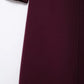 TRAFZA  Burgundy Woolen Coat