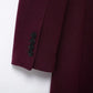TRAFZA  Burgundy Woolen Coat