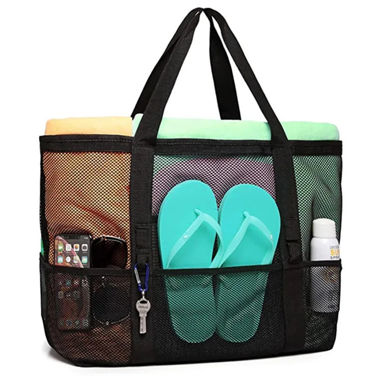 Large Capacity Mesh Beach Tote