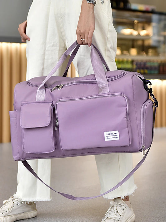 Large Capacity Weekender Overnight Duffle Bag