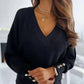Long Sleeve V-neck Pullover Sweater